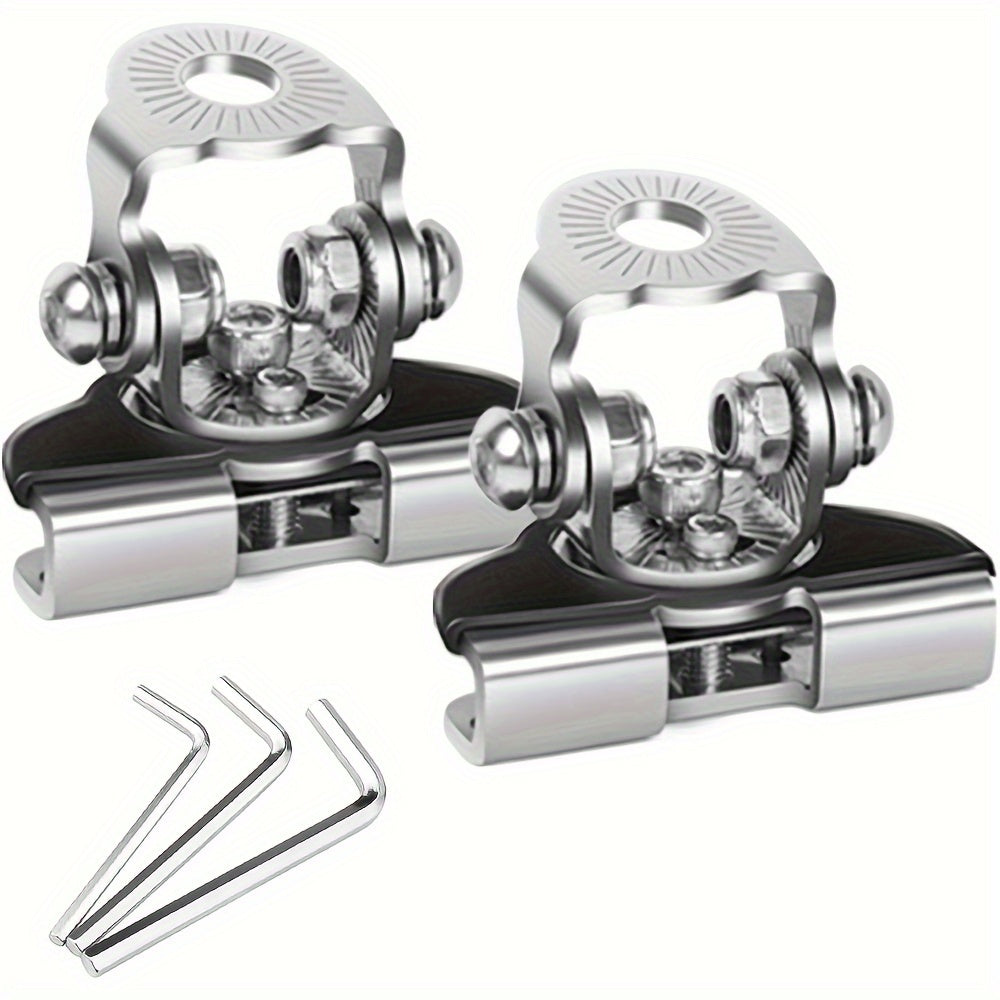 2 шт. креплений для монтажных планок светодиодных фонарей из нержавеющей стали для внедорожных транспортных средств