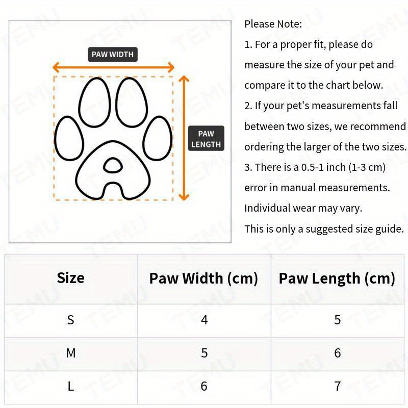 Waterproof Dog Socks with Anti-Slip Rubber Sole Adjustable Strap for All Sizes Durable Polyester Outdoor Use