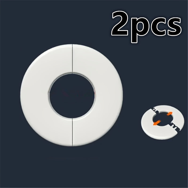 2pcs Plastic Wall Hole Cover for Air Conditioner Concealing Wall Plug