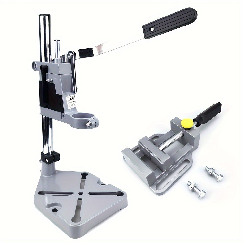Aluminum Alloy Drill Press Stand Rust-Proof Flat Head for Home and Industrial Use