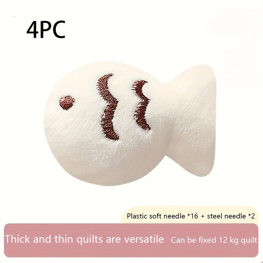 Set of 4 Non-Slip Bed Sheet Clips in Mixed Colors for Mattress Grip