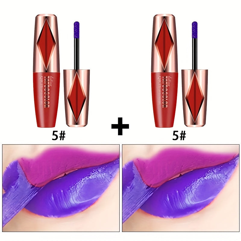 Women Matte Lip Gloss Long-Lasting Waterproof Velvet Lipstick in Vibrant Colors