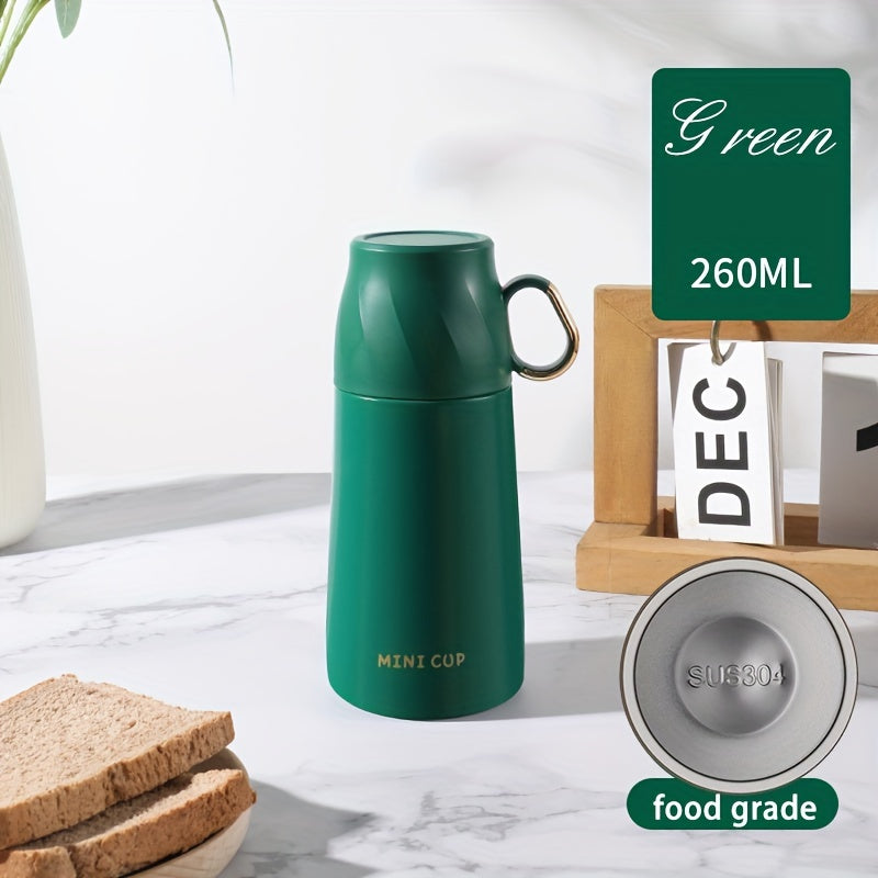 Juego de tazas térmicas de acero inoxidable con aislamiento de doble capa a prueba de fugas para viajes, oficina y escuela