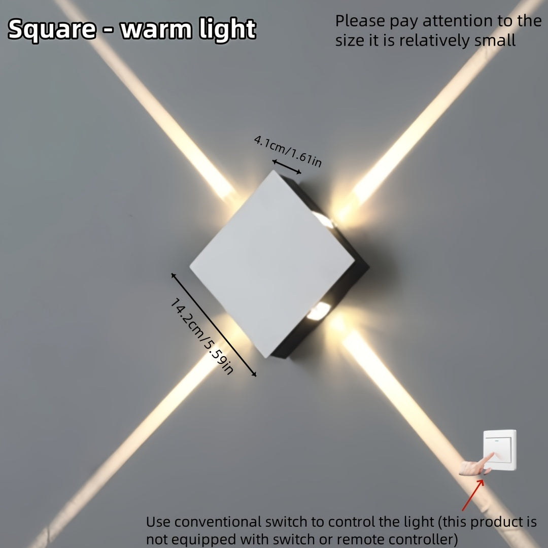 Modern Round Aluminum LED Wall Light for Living Room and KTV