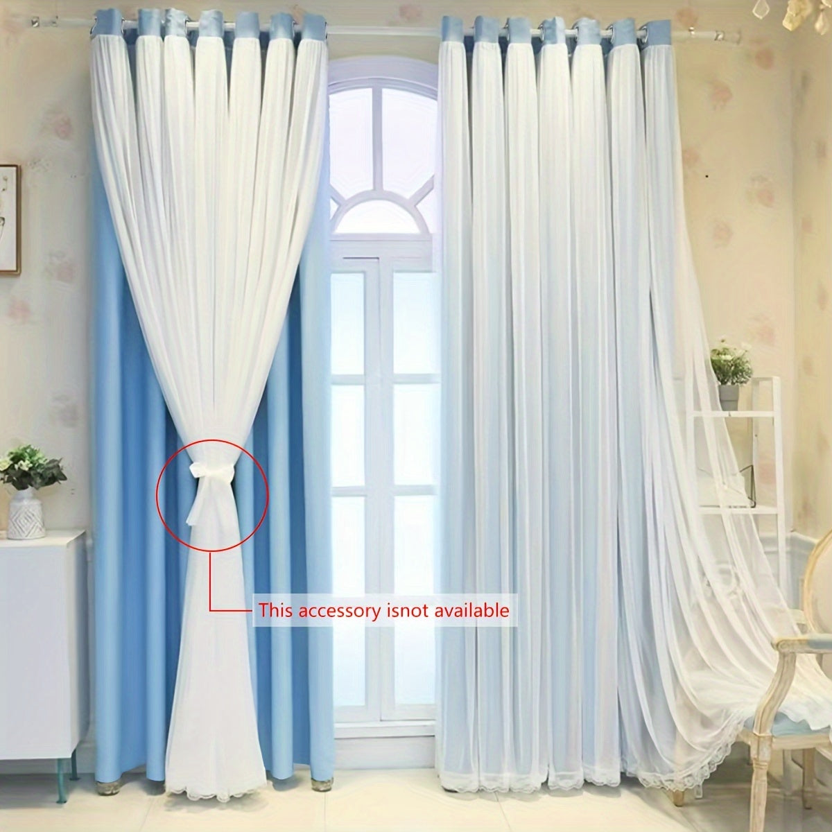Blackout Curtains Single Panel Black Fabric Modern Simple Noise Reduction for Living Room Bedroom
