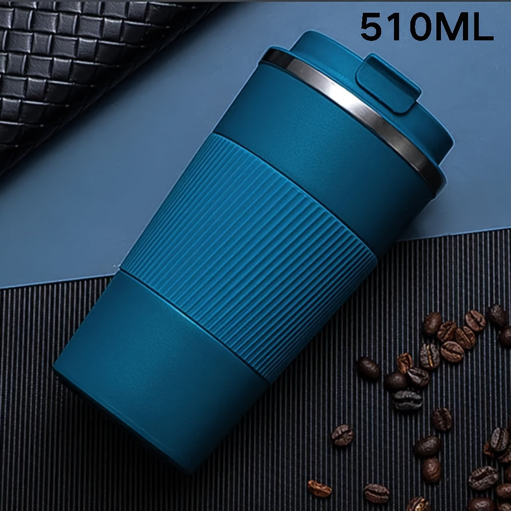Stainless Steel Travel Mug Double Walled Insulated Leak-Proof 380ml