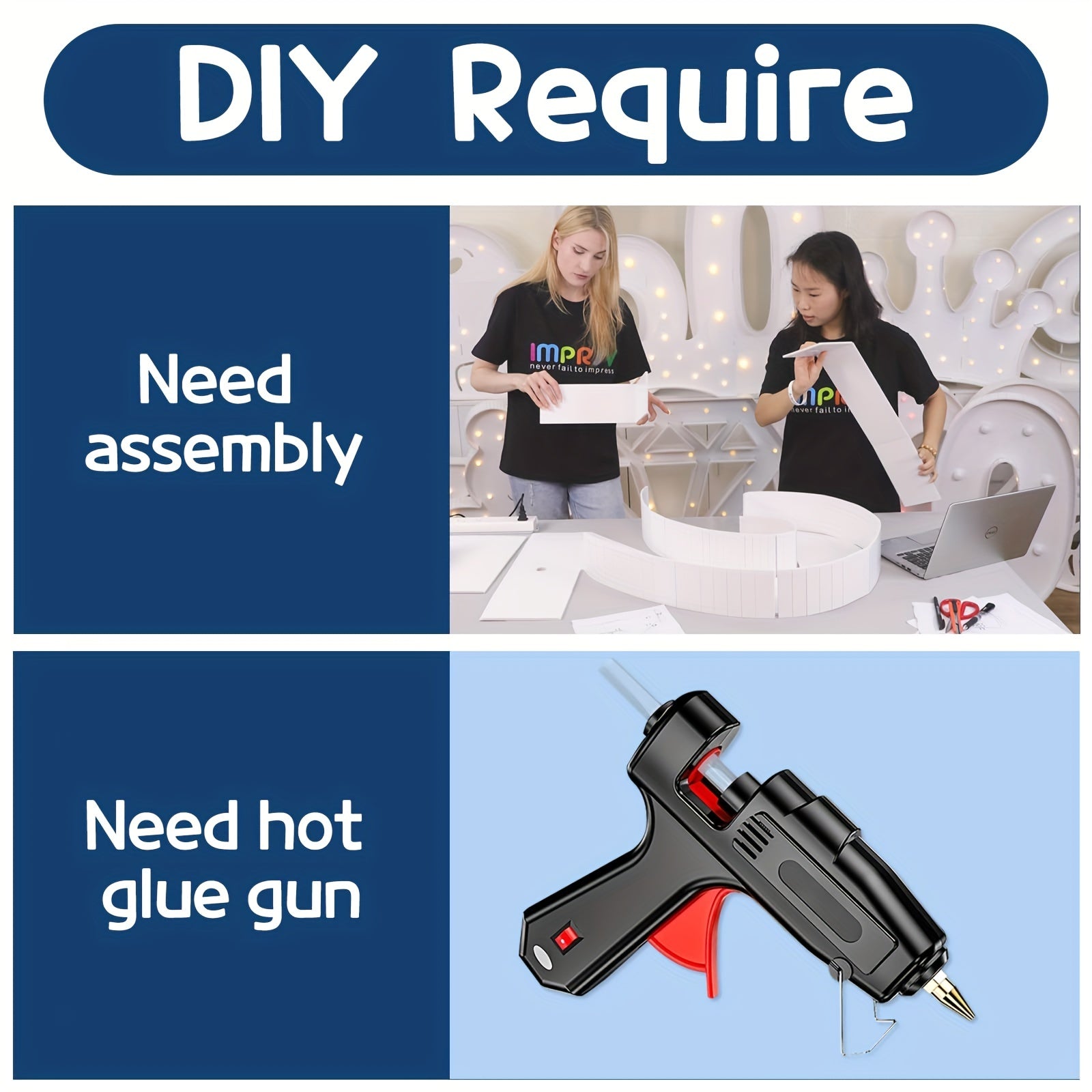 91.44cm LED Marquee Light Up Letters A-Z for Party Wedding Birthday Decor