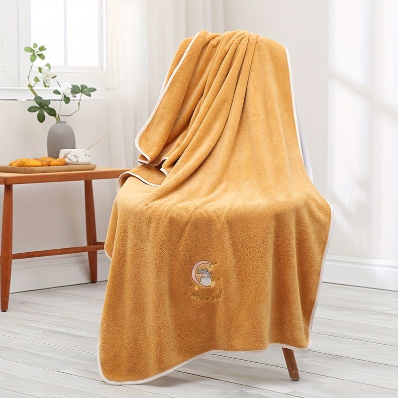 Yumshoq multfilm quyon sochiq to'plami - yuqori singdiruvchi, tez quriydigan aralashma hammom uchun zarur narsalar.