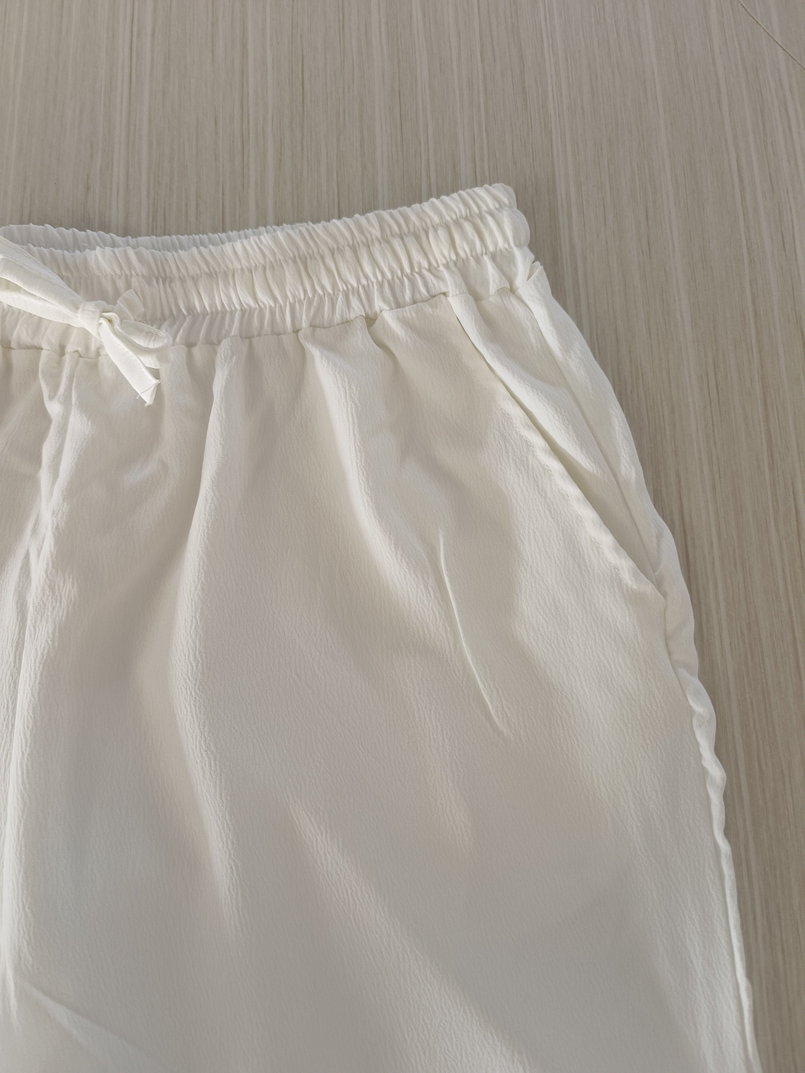 Traje de verano para hombre de poliéster con cuello en V de dos piezas, con pantalones de manga larga de color sólido