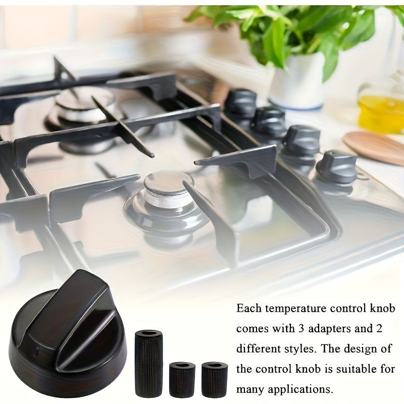 Ovens, pechlar va plitalar uchun 4 nazorat knopkasini 12 ta adapter bilan almashtiring. Bardoshli oshxona asboblari.