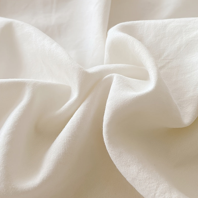 Solid Color Washed Cloud Long Pillowcase 100% Polyester Machine Washable