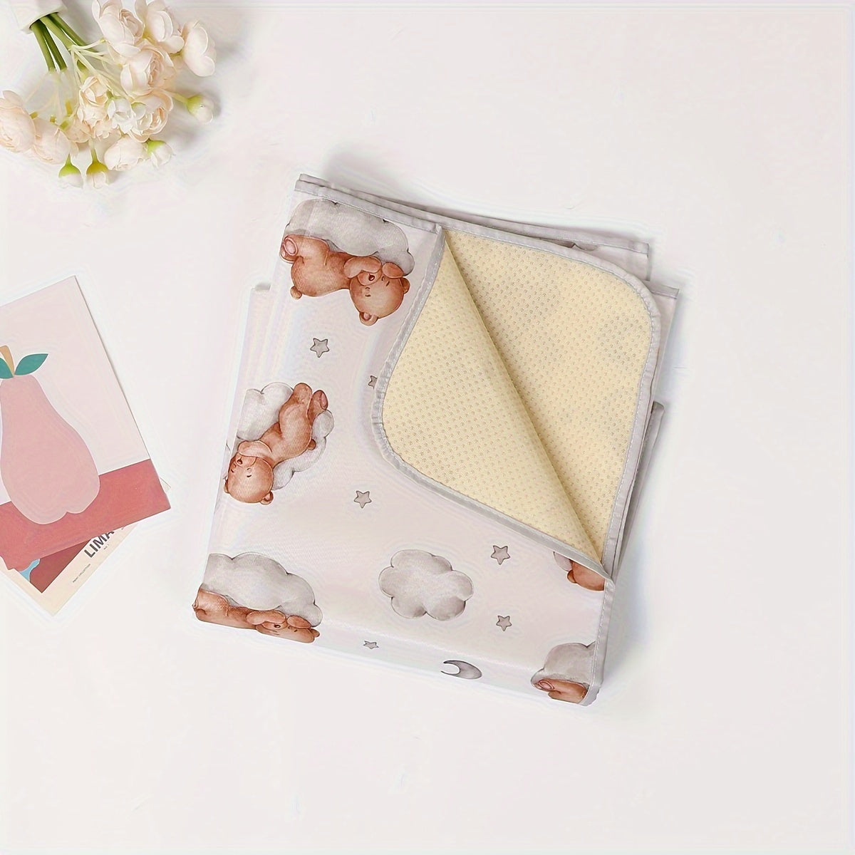 Waterproof Anti-Slip Play Mat for Babies and Kids Stain-Resistant 109.98cm x 109.98cm