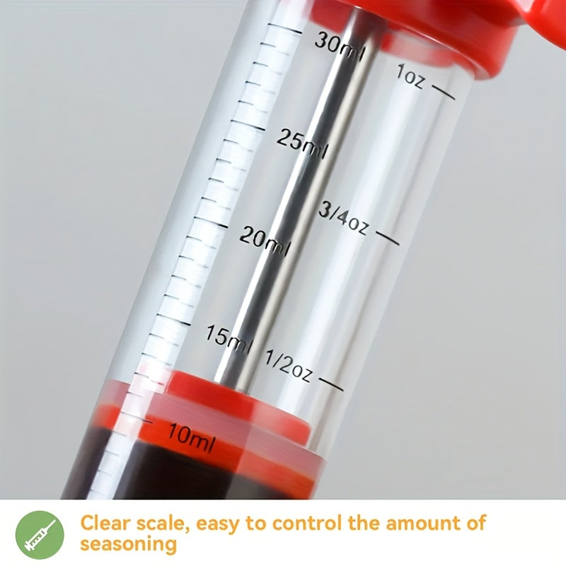 Meat Syringe for Marinades and Smoking, Reusable, Perfect for Grilling and Gifts