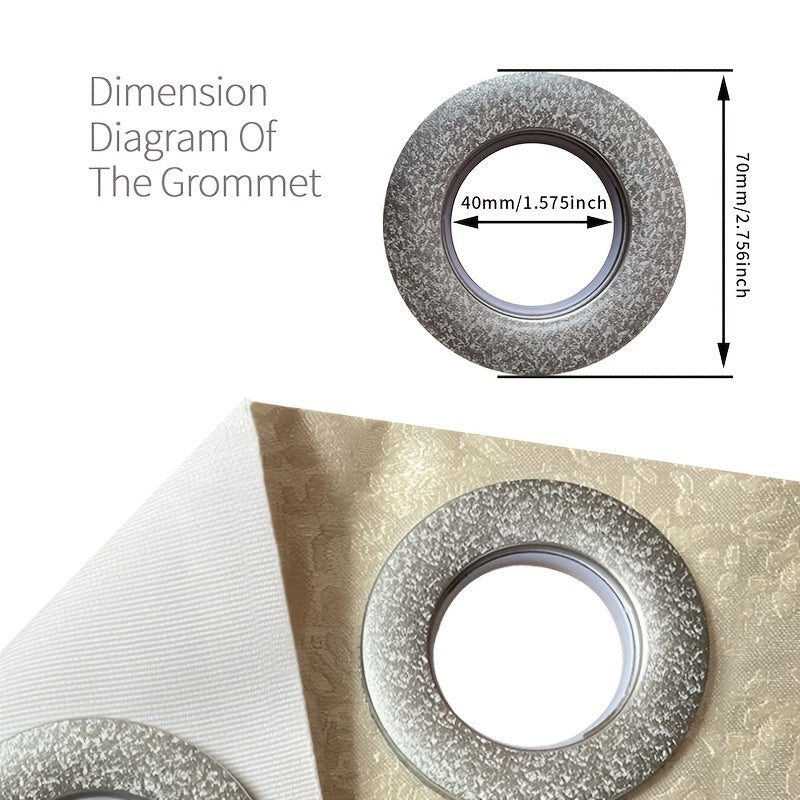 Fabric Window Curtain Panels Set for Home Decor and Privacy, 1 Piece