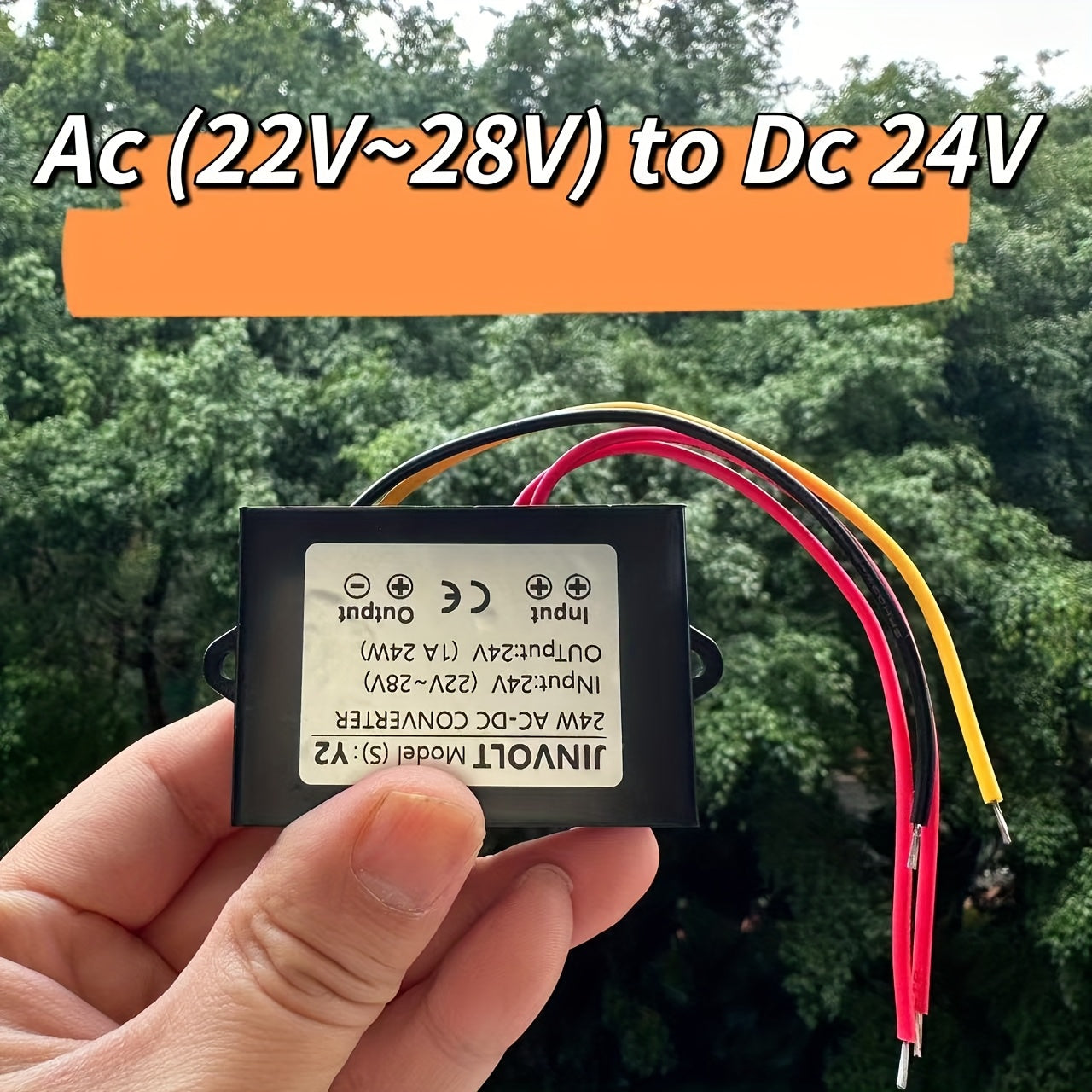 24V AC to DC Power Supply 1A/2A/3A Dustproof for LED Lighting and Electronics
