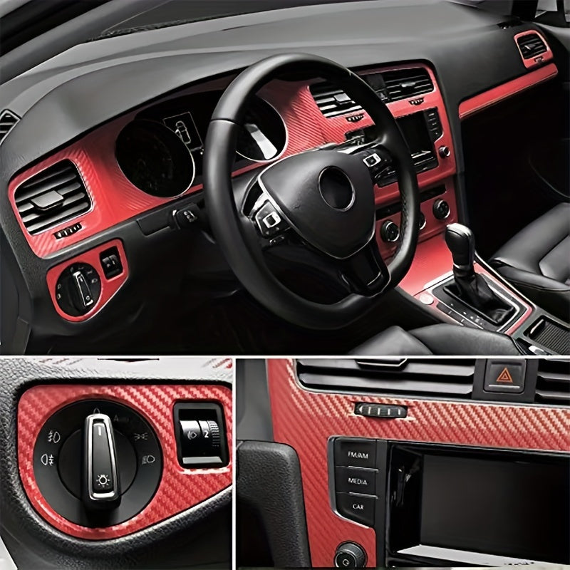 Avtomobil 3D Karbon tolasi qoplamasi Tanaga O'zgartirish Avtomobil Modifikatsiya Stiker