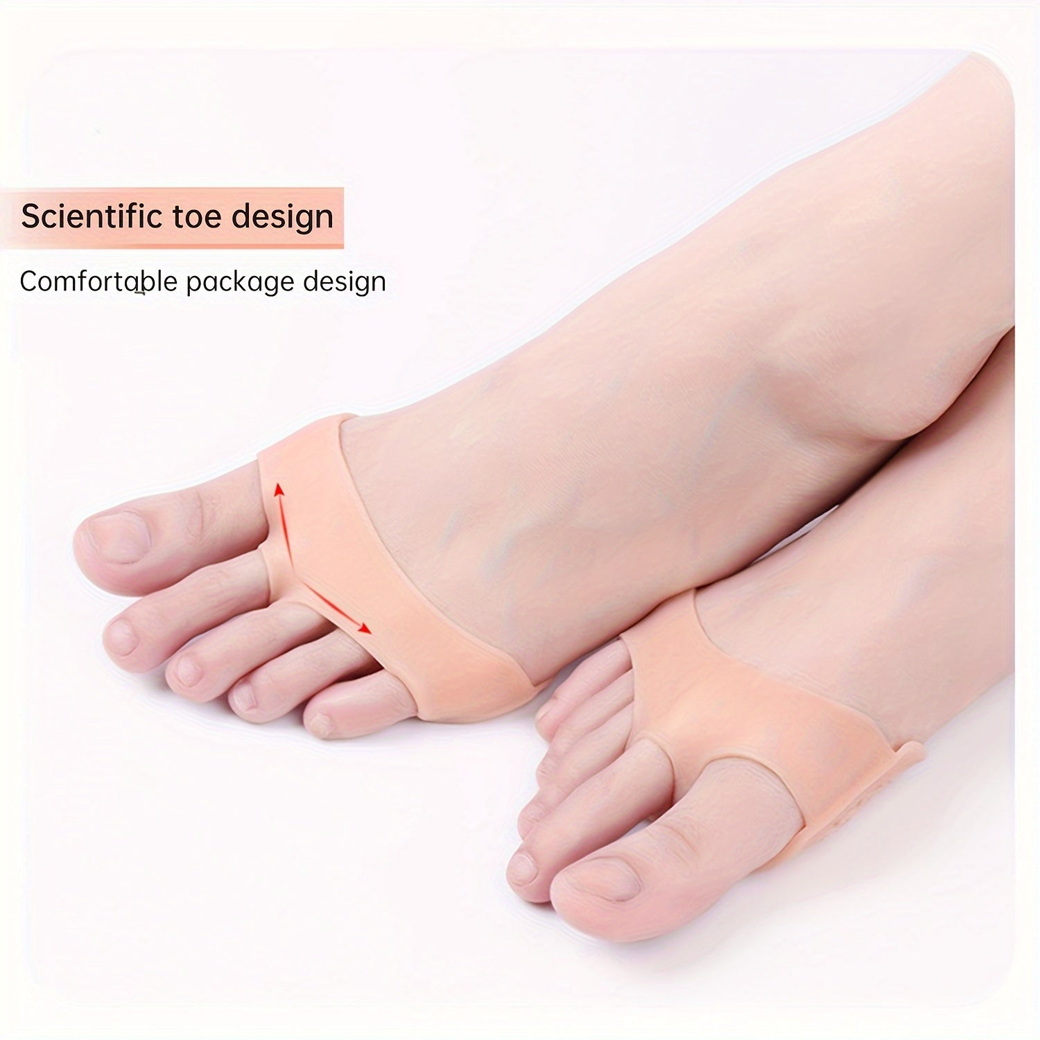 Silicone Foot Pads with Honeycomb Mesh Insole for Forefoot Support and Comfort