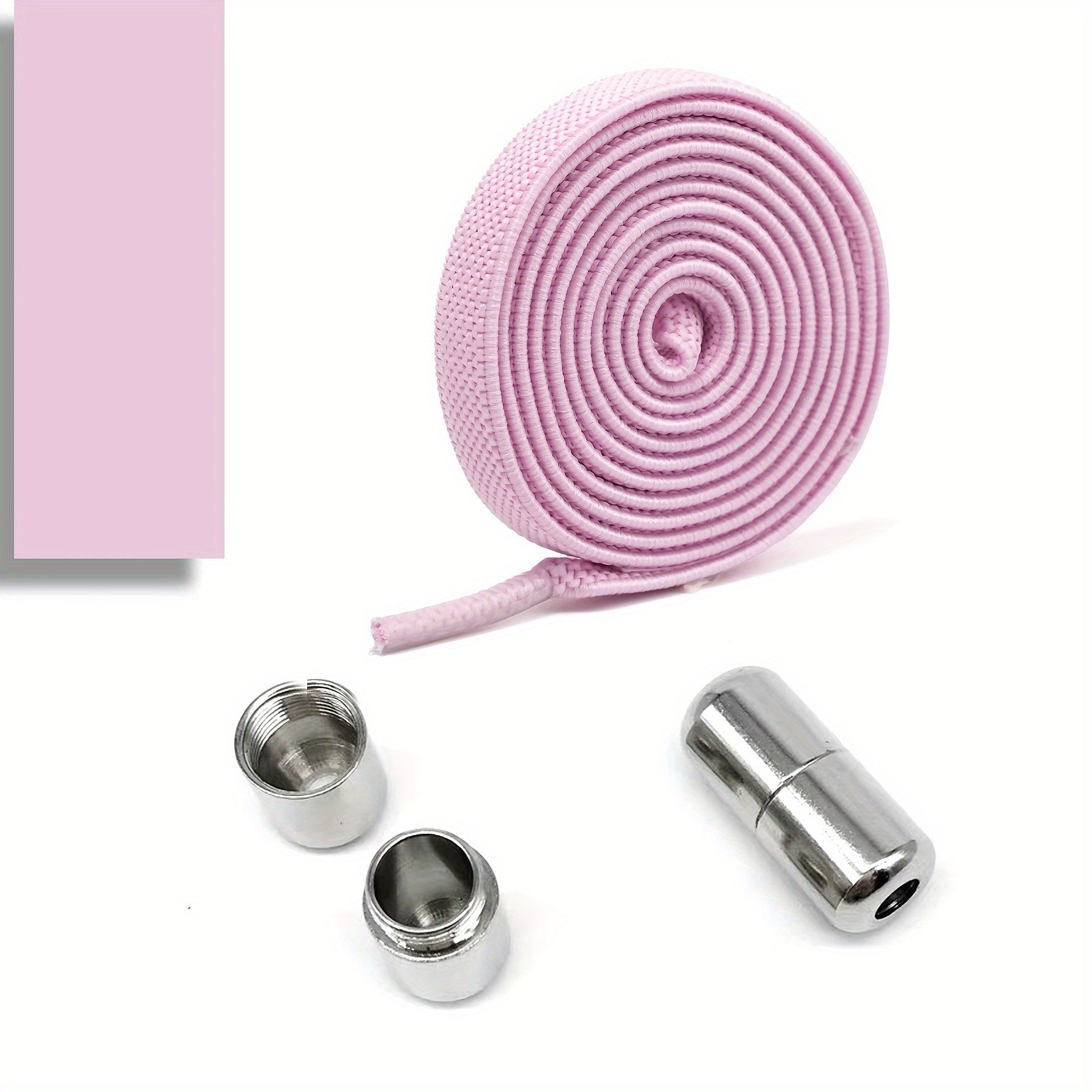 Elastic No-Tie Shoe Laces for Adults with Golden Capsule Buttons