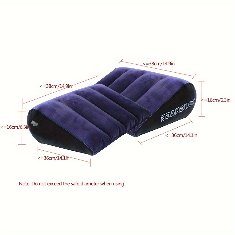 Adult Micro-Elastic Corduroy Triangle Positioning Cushion for Deeper Support