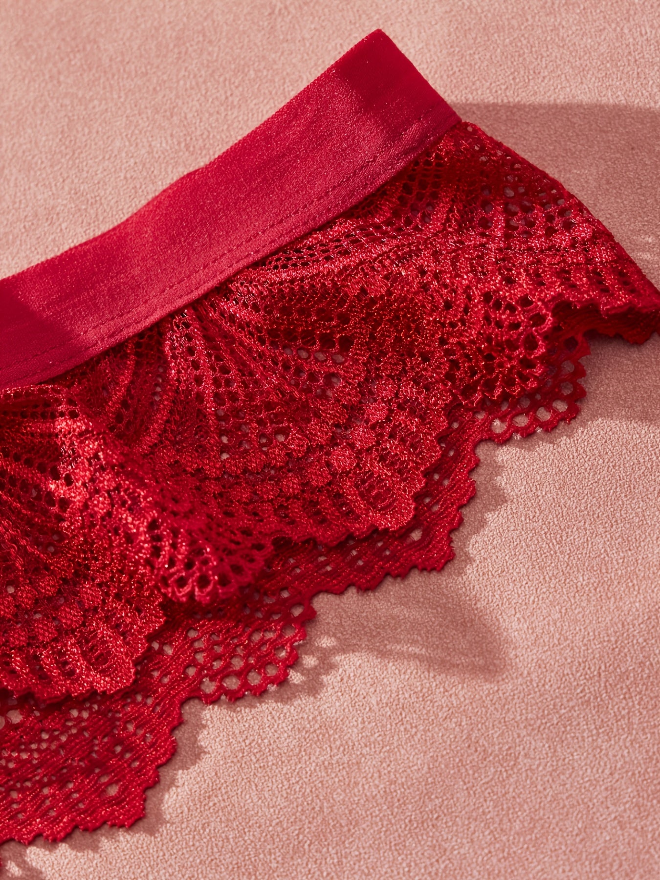 Plus o'lcham ayollar uchun thong ichki kiyimlar, bir hil rangli, korshni bilan, nafas oluvchi, yumshoq, 3 dona paket