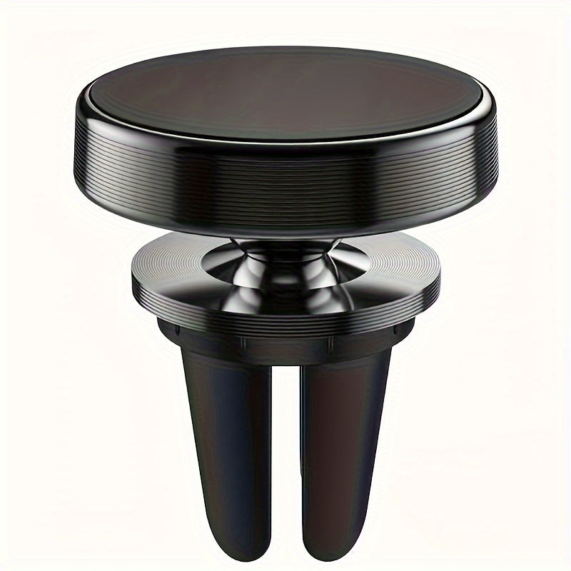 Soporte para teléfono en rejilla de ventilación de coche de aleación de aluminio universal, rotatorio para navegación