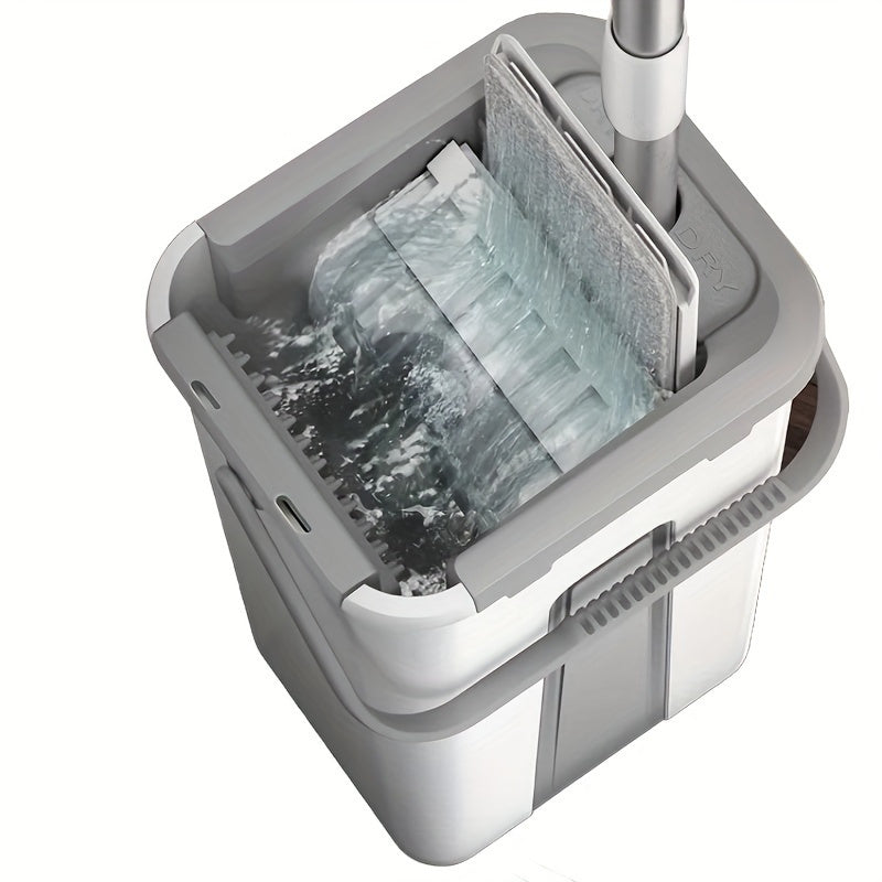 Microfiber Mop va Kova Seti qo'lda yuvishni ta'minlaydi va ho'l hamda quruq tozalash uchun ishlatilishi mumkin. U plitka, marmar va yog'och polni, shuningdek, yashash xonasi, yotoqxona, hammom, oshxona kabi boshqa sathlarni tozalash uchun mukammal.