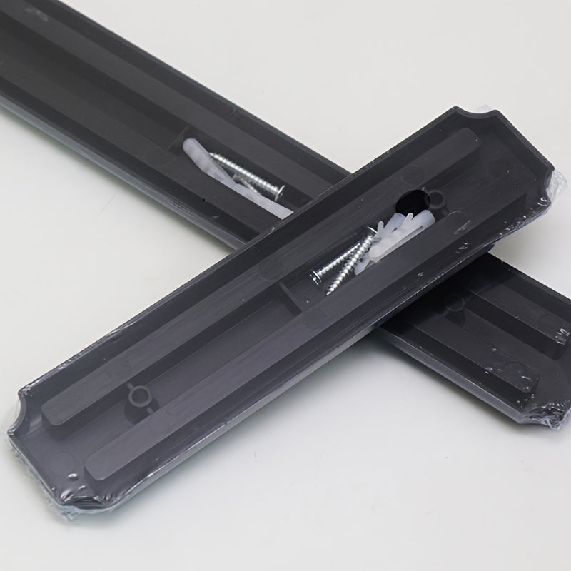 Органайзер для кухни - магнитный держатель для ножей из прочного металла и пластика для безопасного хранения ножей, ножниц и инструментов