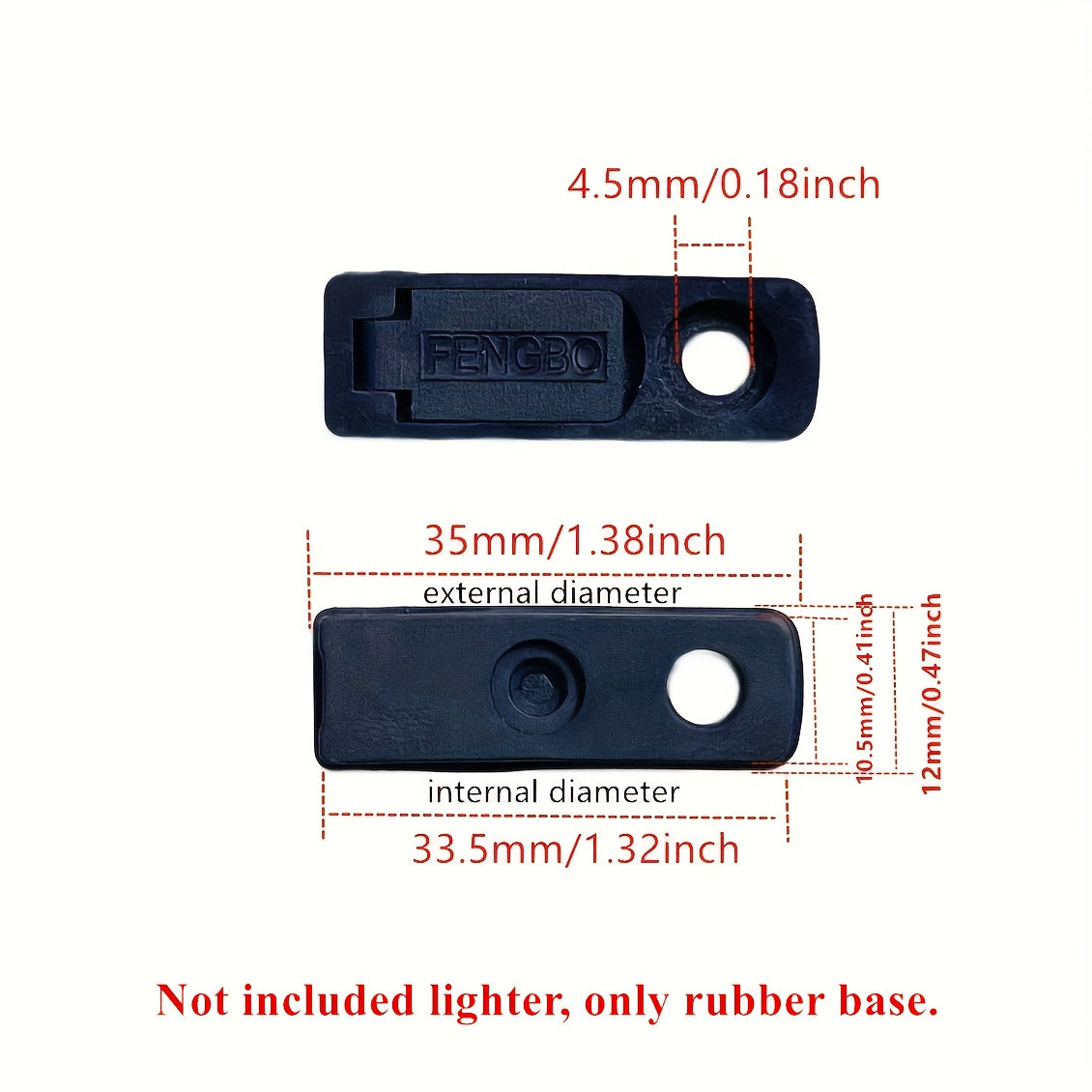 10 piezas de juntas de goma suave con sellado en la parte inferior para accesorios de mechero de queroseno