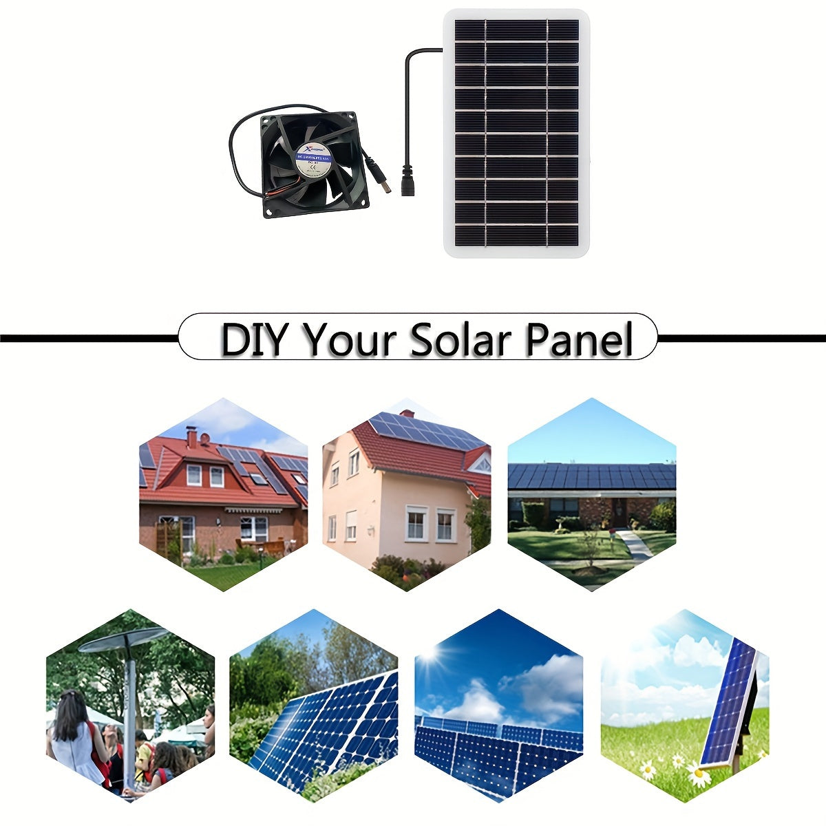 Солнечный вентилятор для домашних животных для собак, кошек, птиц 15 Вт, наружная циркуляция воздуха