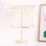 Jewelry Display Rack for Necklaces Household Storage Organizer with Simple Design