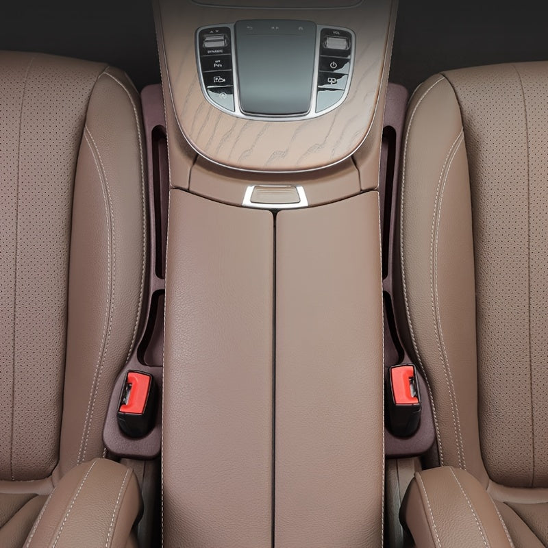 Relleno para huecos en asientos de coche con múltiples compartimentos de almacenamiento, organizador interior a prueba de fugas