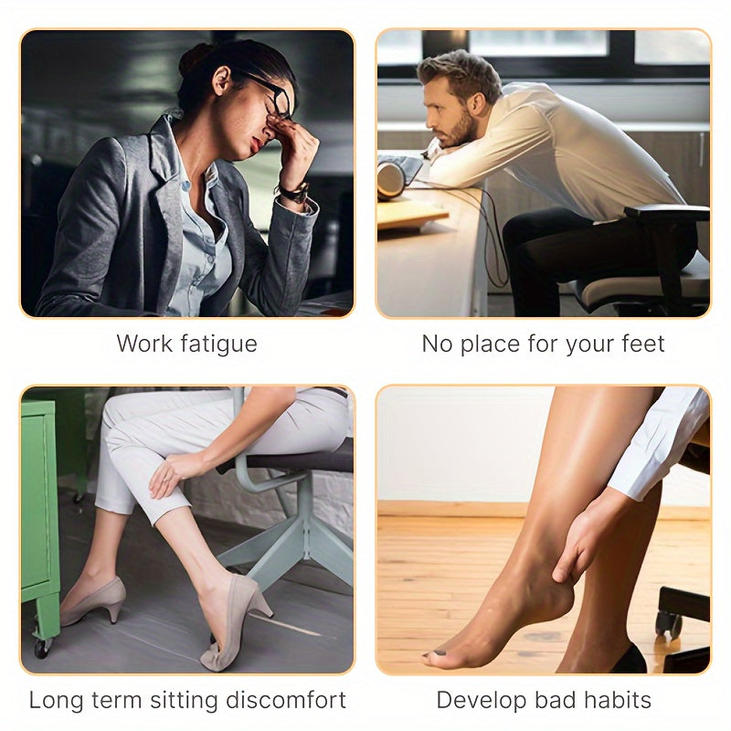 Пластиковая офисная табуретка для ног для стола, снятие усталости, массаж, подставка для ног под столом