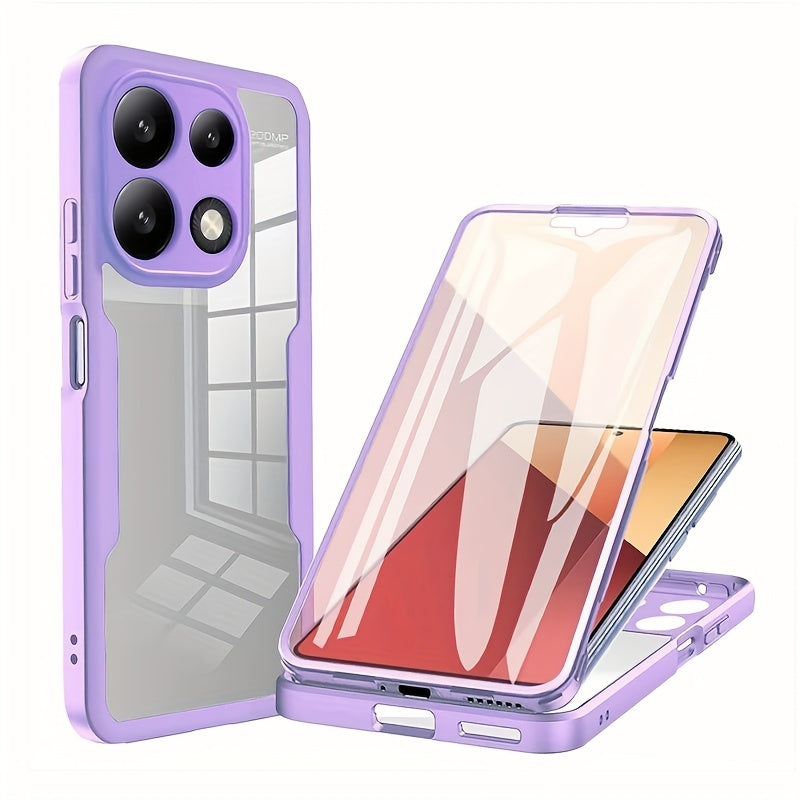 Защитный ударопрочный чехол для Xiaomi Redmi A3 Note 13 Pro Plus Pro+ 4G Poco X6 5G с защитным покрытием на 360 градусов