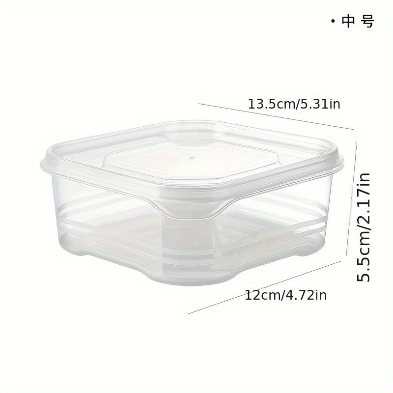 Clear Food Storage Containers Set with Locking Lids for Refrigerator Fruits Vegetables