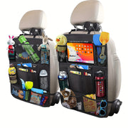 Car Backseat Organizer with 25.4cm Table Holder and 9 Storage Pockets