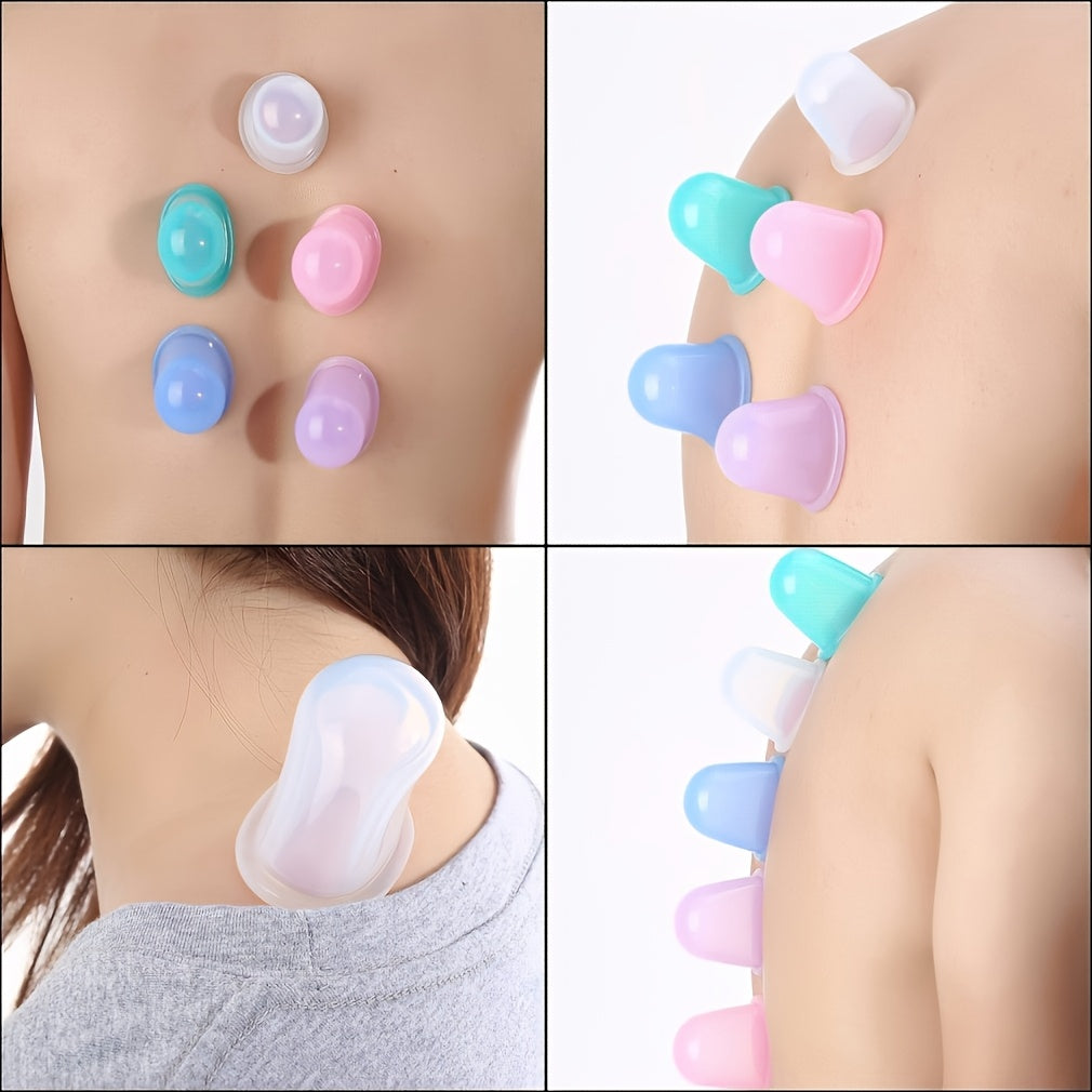 Silicone Vacuum Massage Cup in Multiple Colors for Relaxation