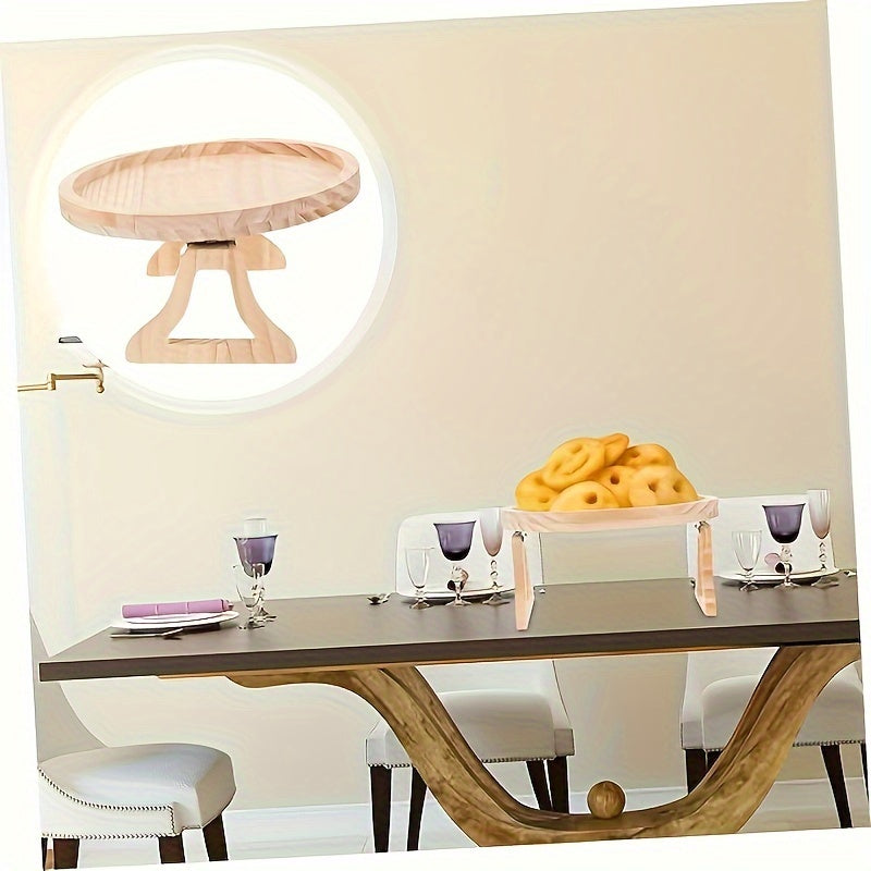 Foldable Bamboo Arm Tray for Vintage Hardwood Sofa with Pine Wood Top