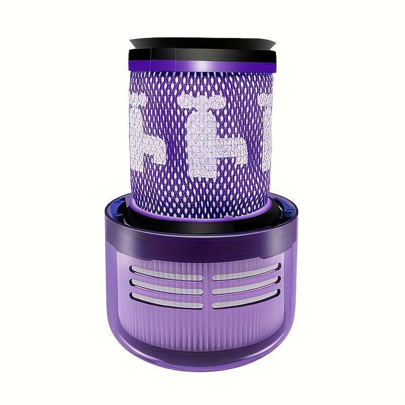 Dyson V12 Detect Slim Absolute Total Clean chang'ich tozalagichi uchun almashtirish qismlari va aksessuarlar: 2 ta yuviladigan HEPA filtr.