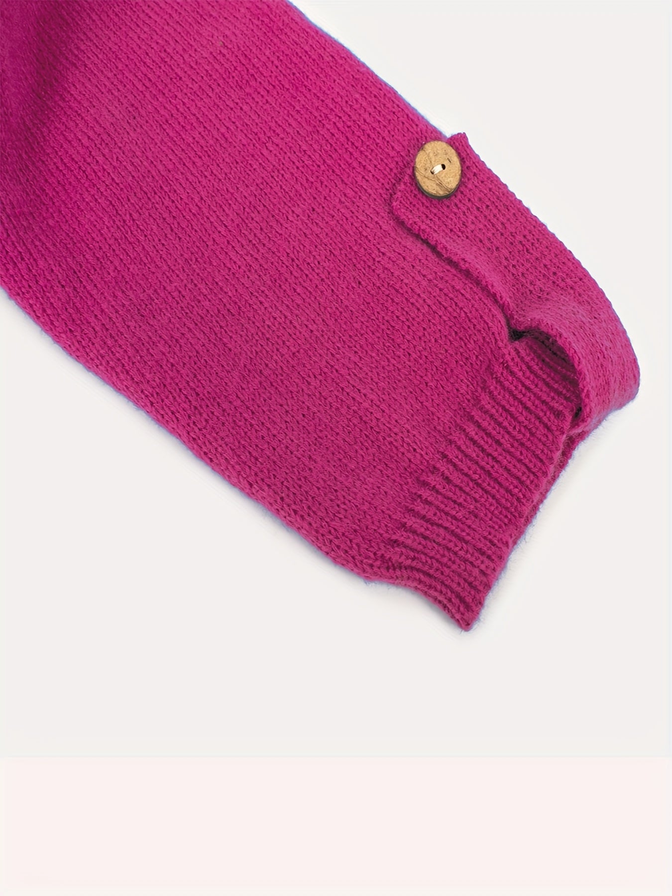 Plus-Size Women's Autumn Winter Sweater with Pockets and Slanted Shoulders