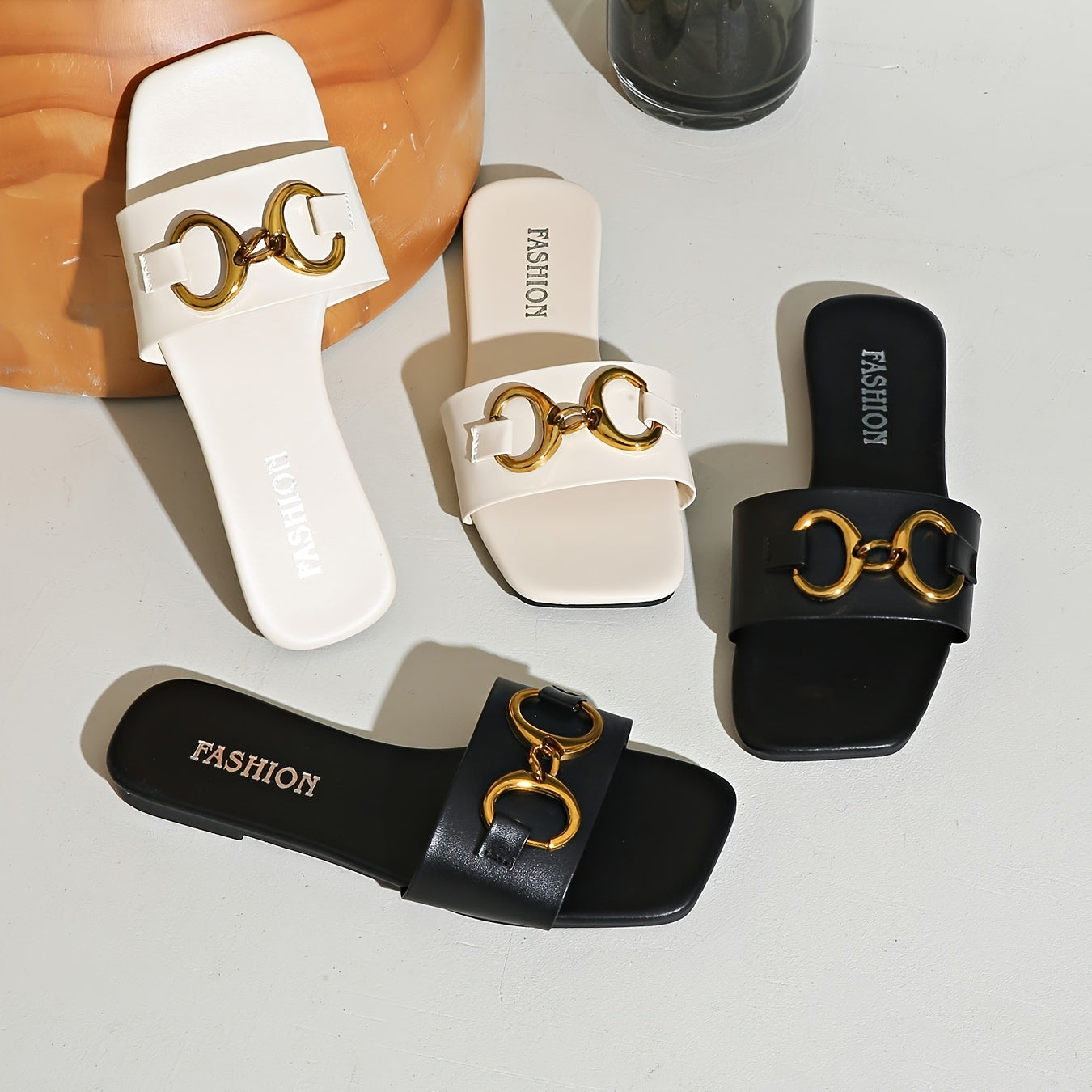 Женские плоские сандалии открытые носки, легкие, нескользящие, летние