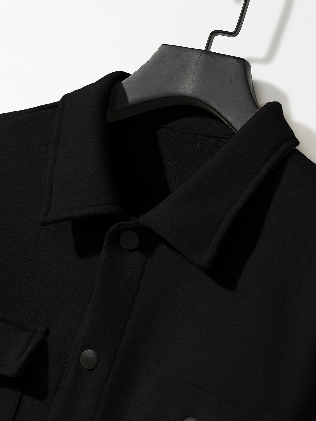 Men's Wool Tweed Jacket Fall Winter Lapel Collar Pockets Regular Fit