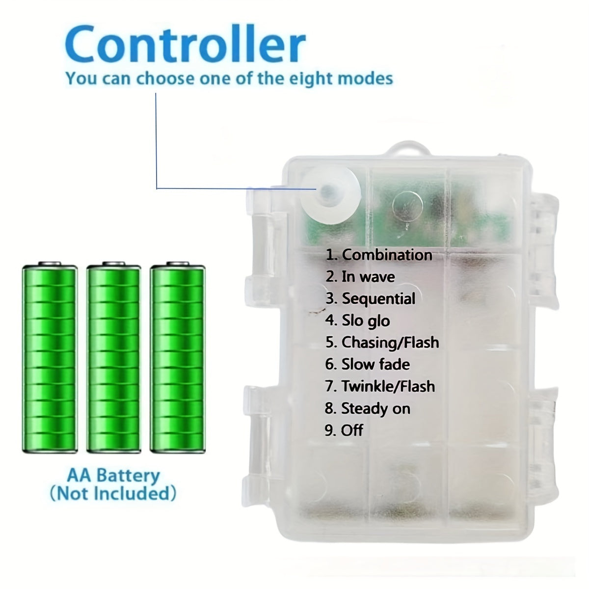 Cordless Outdoor Patio Umbrella Lights with Remote Control LED Battery Operated