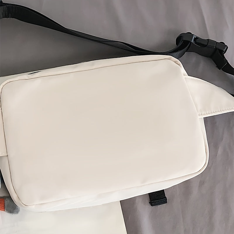 Waterproof Nylon Chest Bag with Adjustable Strap for Travel Running Hiking Cycling