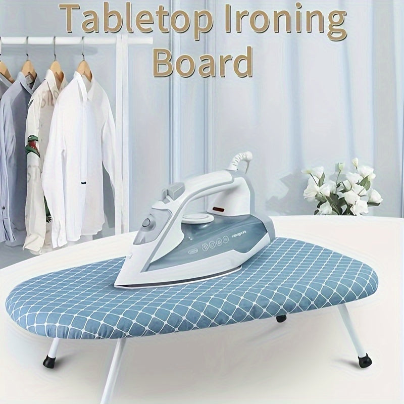 Sturdy Ironing Board with Foldable Legs and Detachable Cover