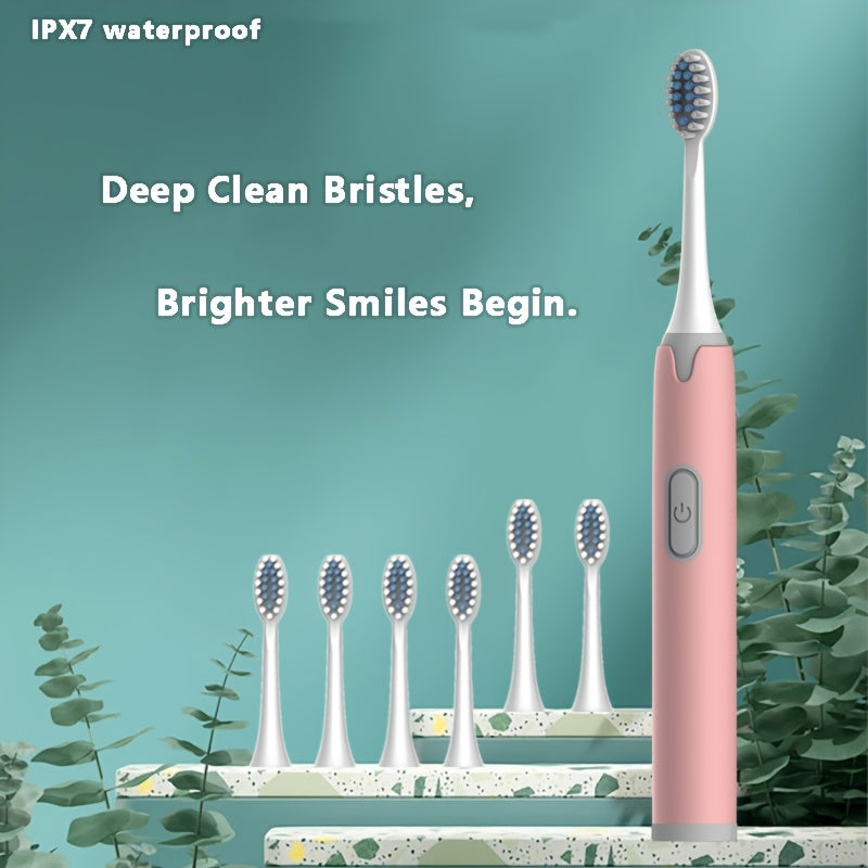 Cepillo de dientes eléctrico para adultos con cabezal de cepillo ultra suave, blanqueamiento dental