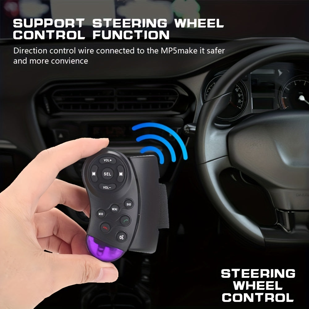 7 dyuymli HD sensorli ekranli avtomobil stereo tizimi, Mirror Link, USB, FM radio, masofadan boshqarish bilan boshqarish