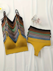 Women’s Seamless Lingerie Set 8-Piece Comfortable Soft Fabric