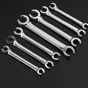 Juego de 4 llaves de vaso con extremo desplazado, acero CR-V, métrico 9-17mm