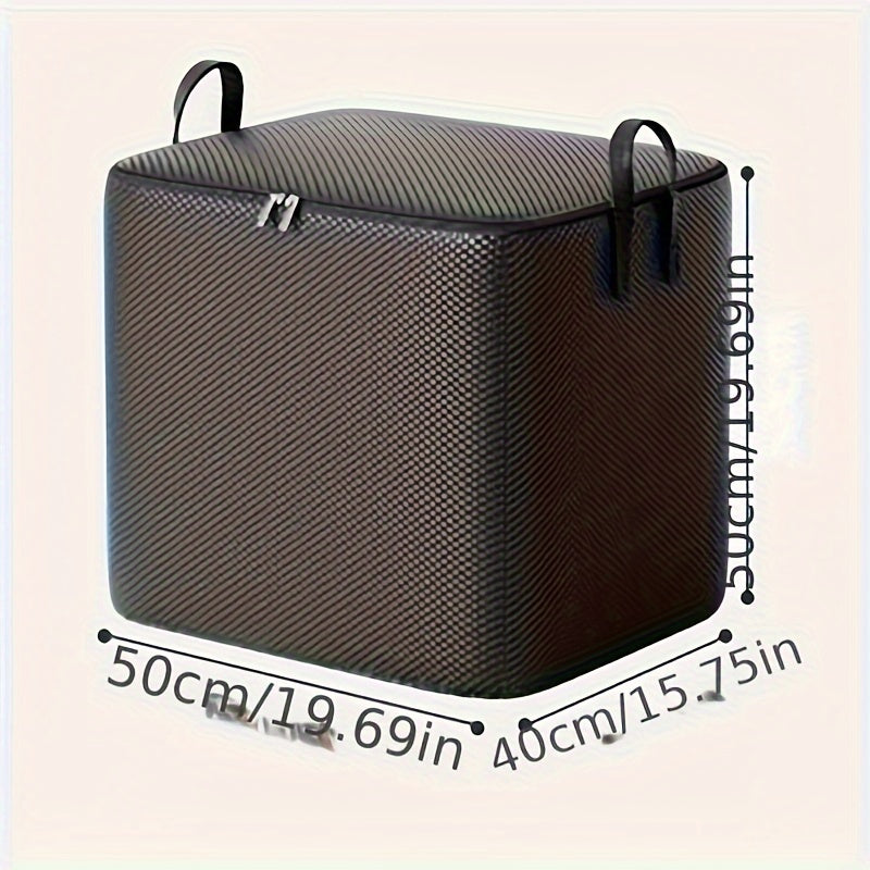 Fabric Storage Bag with Large Capacity Waterproof Thickened Material Under-Bed Organizer with Handles