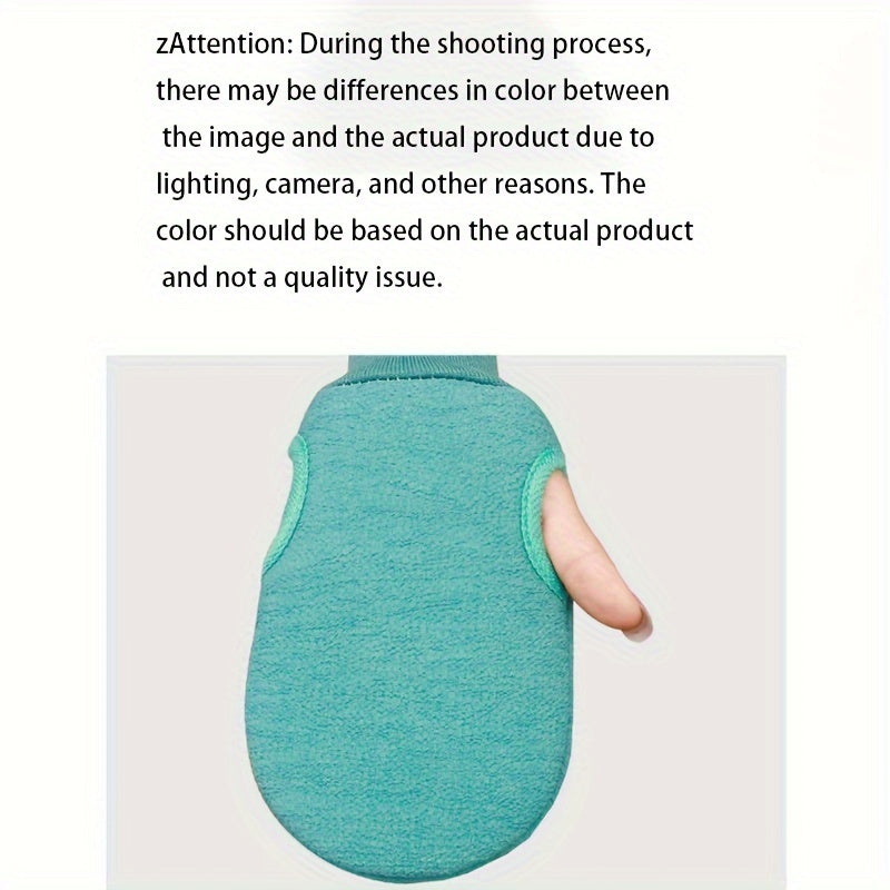 Exfoliating Shower Gloves Double Sided Body Scrub Massage Bath Accessories